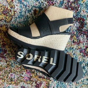 NWT Sorel Joanie li hi slingback wedge size 7